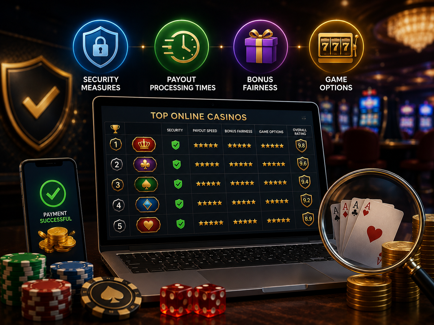 How to Choose the Best Online Casinos: A Guide to High Payouts & Security