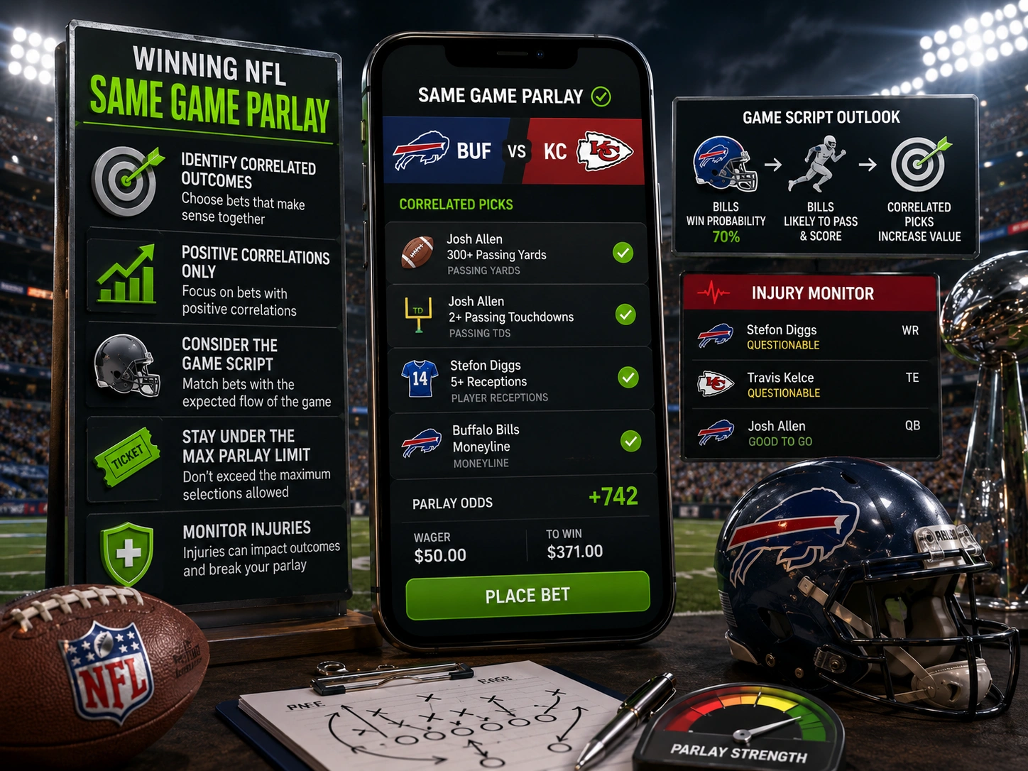 NFL Same Game Parlay Strategy: How to Build Winning Tickets